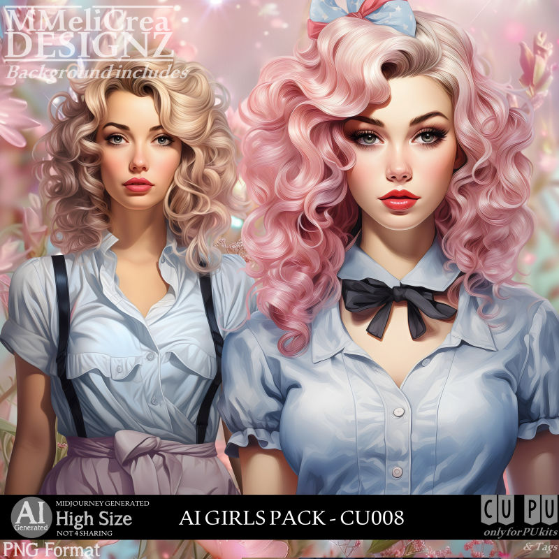 (image for) AI - GIRLS PACK CU008 (CU4PU/PNG)